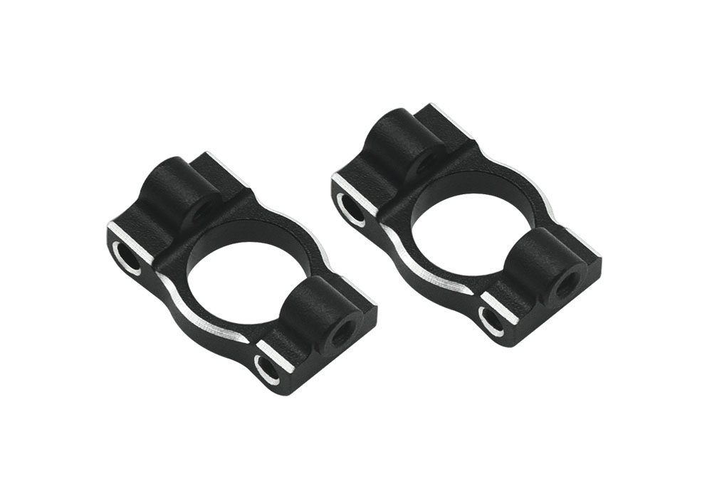 C34071BLACK Alloy Front Caster Blocks Upgrade for Losi 1/24 Micro-B 2WD LOS-1768 - Image 1
