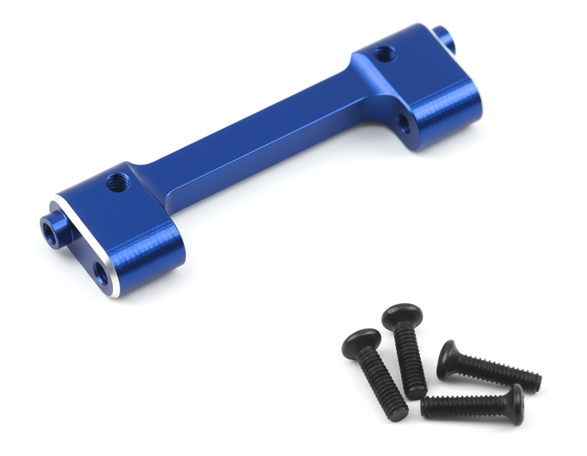 C34105BLUE Alloy Machined Crossbar Top Center Upgrade for Losi 1/18 Mini LMT LOS211047 - Image 1