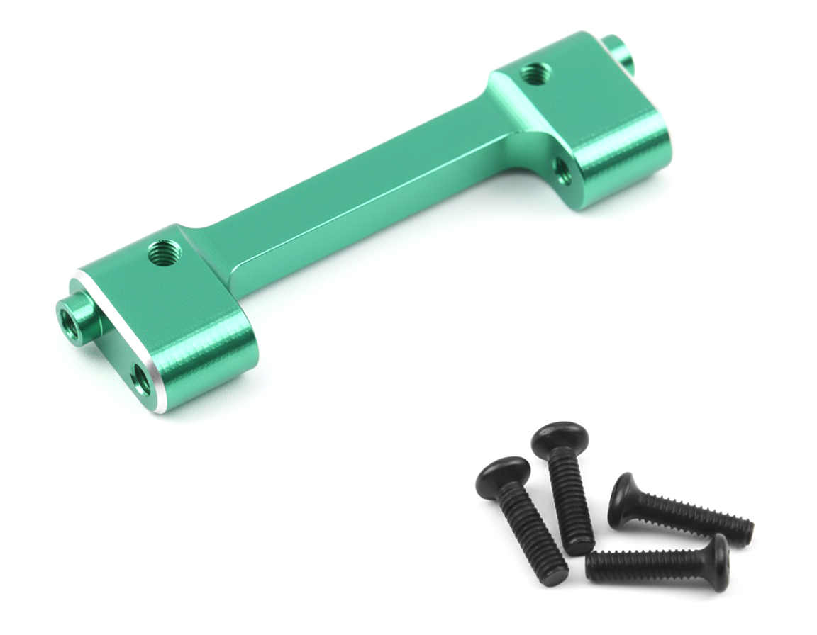 C34105GREEN Alloy Machined Crossbar Top Center Upgrade for Losi 1/18 Mini LMT LOS211047 - Image 1