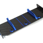 Carbon Fiber Rear Aero Wing Kit for Traxxas 1/10 Rustler 2WD 3721