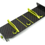 Carbon Fiber Rear Aero Wing Kit for Traxxas 1/10 Rustler 2WD 3721