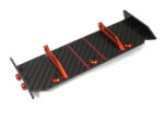 Carbon Fiber Rear Aero Wing Kit for Traxxas 1/10 Rustler 2WD 3721 - Image 2