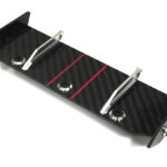 Carbon Fiber Rear Aero Wing Kit for Traxxas 1/10 Rustler 2WD 3721