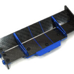 Carbon Fiber Rear Aero Wing Kit for Traxxas 1/10 Rustler 4X4 6721