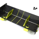 Carbon Fiber Rear Aero Wing Kit for Arrma 1/10 Vorteks 2WD 4X4 3s BLX ARA480045
