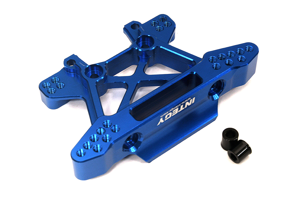C34205BLUE Front Shock Tower for Traxxas 1/10 Stampede 4X4, Rustler 4X4 & Slash 4X4 9038 - Image 1