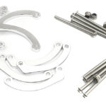 Aluminum Axle Gearbox Lower Protection Plates for Tamiya Super Clod Buster