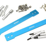 Aluminum Body Mounts w/ Body Stay Mount Plates for Tamiya Super Clod Buster