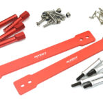 Aluminum Body Mounts w/ Body Stay Mount Plates for Tamiya Super Clod Buster