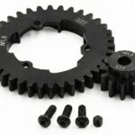 HD Steel 5mm Bore 12T Pinion+32T Spur Gear Set 1.5 MOD for Traxxas X-Maxx & XRT
