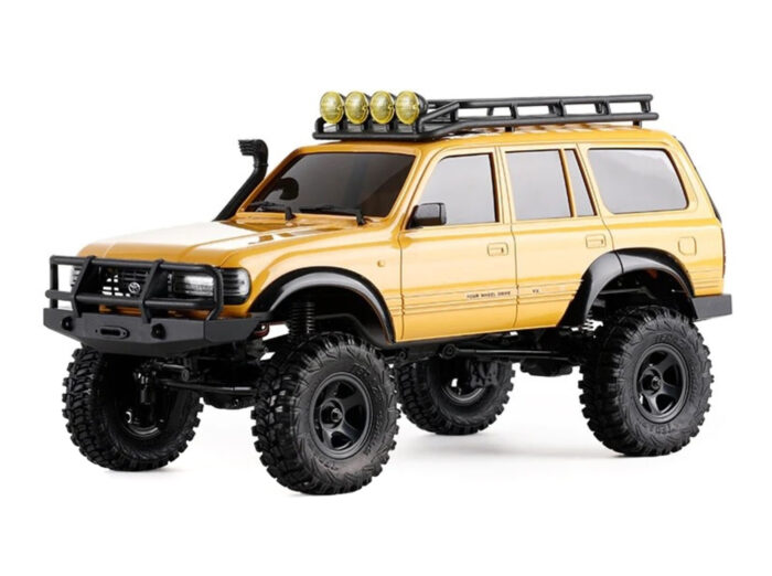 1:18 TOYOTA LC80 RTR Yellow - Image 1