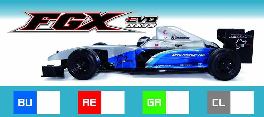 3Racing Sakura FGX2018 1/10 F-1 Formula 1 EP Car Kit - Image 4