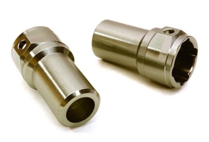 CNC Machined Straight Axle Rear Lock-Out for Axial 1/10 SCX-10 Crawler