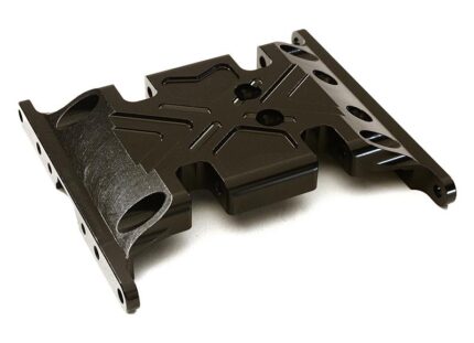 CNC Machined Center Gearbox Mount Skid Plate for Axial 1/10 SCX-10 Crawler