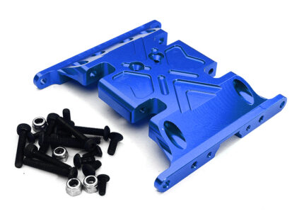 CNC Machined Center Gearbox Mount Skid Plate for Axial 1/10 SCX-10 Crawler