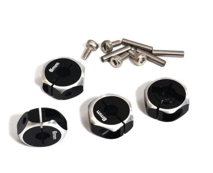 12mm Hex Wheel (4) Hub 6mm Thick for 1/10 Axial, Tamiya, Drift & TC