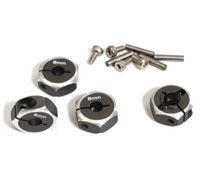 12mm Hex Wheel (4) Hub 6mm Thick for 1/10 Axial, Tamiya, Drift & TC