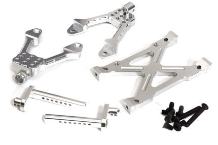 CNC Machined Rear Chassis Brace, Shock Tower & Body Post Kit for Axial SCX-10