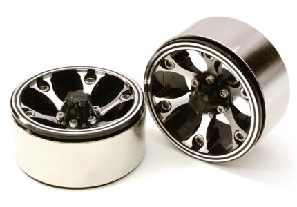 High Mass Beadlock Aluminum 1.9 Wheels Spoke-6 Type C for 1/10 Scale Crawler