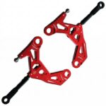 Aluminum Front Lower Arm Ver. 2 for Auper D6 RED