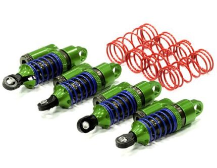 Billet Machined Piggyback Shock Set (4) for Traxxas 1/16 E-Revo & Slash VXL