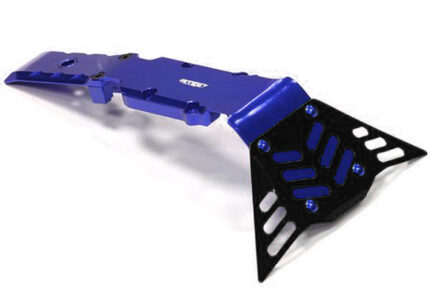 Machined Front+Mid Skid Plate for Traxxas 1/10 E-Revo (-2017), Revo 3.3, Summit