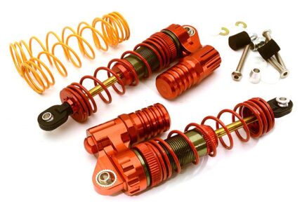 Billet Machined Front Piggyback Shock Set (2) for HPI Blitz (L=86mm)