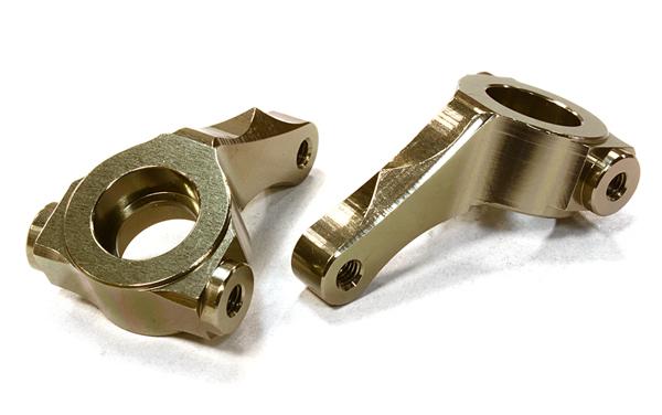 T6677GREY Billet Machined Steering Knuckles for HPI 1/10 Blitz Short Course Truck - Image 1