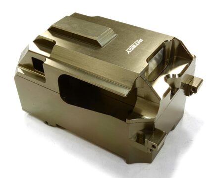 Grey Billet Machined Box Enclosure for HPI Savage X 4.6 2011, Flux & Savage XL