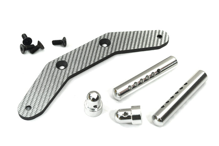 V2 Graphite Body Mount for HPI 1/8 Savage-X Monster Truck - Image 1