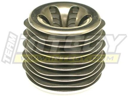 HEXMAX Chrome Heatsink for Team Associated MGT 21 Engine