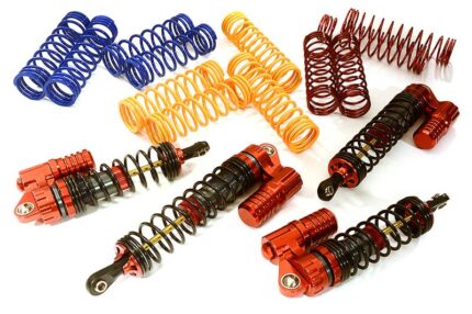 XSR2 Heavy-Duty Piggyback Shock Set w/ Ti-Nitride Shaft for 1/10 Slash (L=88/105