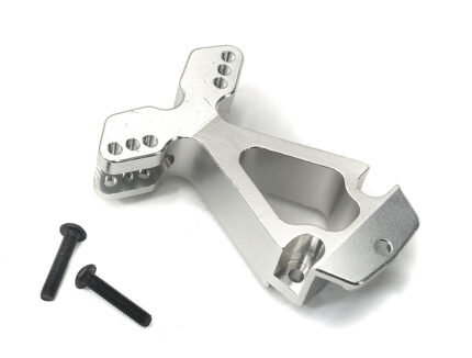 Billet Machined Silver Front Shock Tower for Traxxas 1/10 Jato