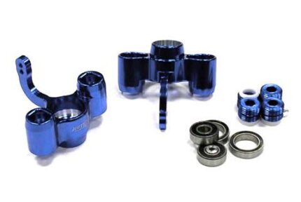 Billet Machined Rear Steering Blocks for Associated Mini MGT 3.0 Monster Truck