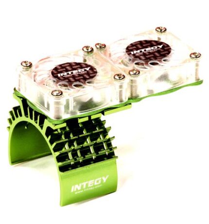 Motor Heatsink + Twin Cooling Fan for Traxxas 1/10 Slash 4X4 (6808)