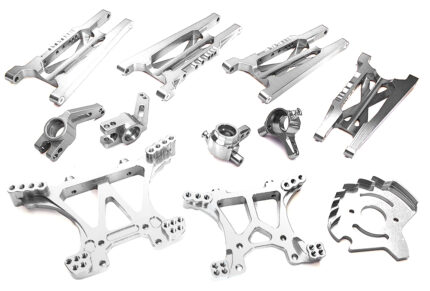 Billet Machined Alloy Conversion Set for Traxxas 1/10 Slash 4X4 (non-LCG)