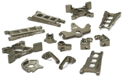 Billet Machined T2 Conversion Kit for 1/10 Stampede 4X4 & Slash 4X4 (non-LCG)