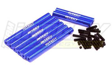 Billet Machined Alloy Chassis Linkage (8) for Tamiya CR01