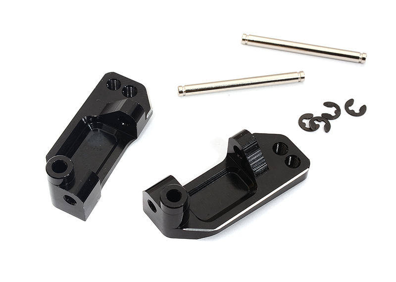 T8639BLACK Machined T3 Caster Blocks for 1/10 Rustler 2WD, Stampede 2WD, Slash 2WD 3632 - Image 1