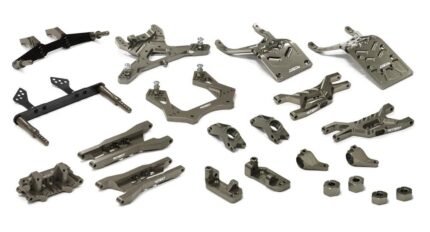 Grey Billet Machined Complete Suspension Upgrade Kit for 1/10 Stampede 2WD