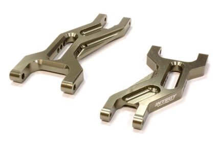 Grey Billet Machined Front Suspension Arms for Traxxas 1/10 Slash 2WD