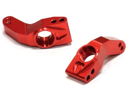 Billet Machined Rear Hub Carriers for Traxxas 1/10 Slash 2WD - Red