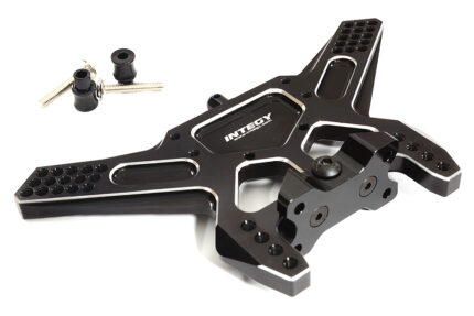 Black Billet Machined Rear Shock Tower for Traxxas 1/10 Slash 2WD