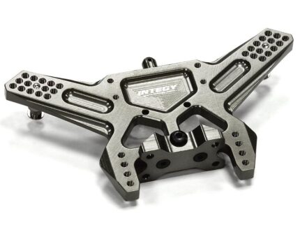 Grey Billet Machined Rear Shock Tower for Traxxas 1/10 Slash 2WD