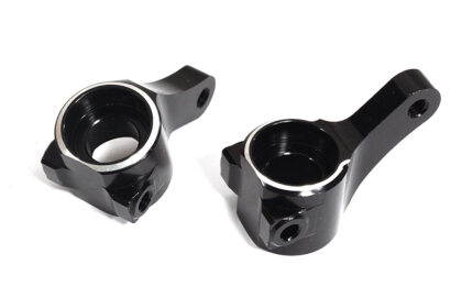 Black Billet Machined Steering Knuckles Upgrade for Traxxas 1/10 Scale Slash 2WD