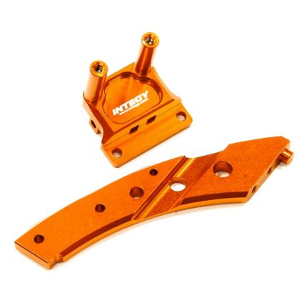 Orange Billet Machined Rear Anti-Bending Plate for HPI Ken Block WR8 Flux