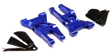 Blue Billet Machined Front Lower Suspension Arms for HPI Ken Block WR8 3.0