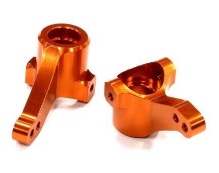 Orange Billet Machined Steering Knuckles for HPI Ken Block WR8 3.0