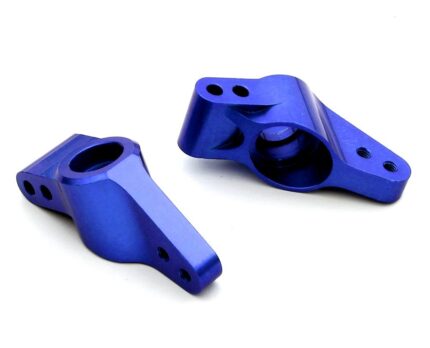 Blue Billet Machined Rear Hub Carriers for HPI Ken Block WR8 3.0
