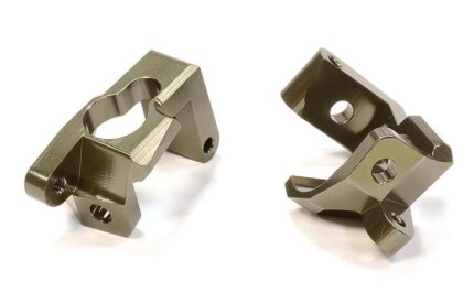 Grey Billet Machined Caster Blocks for HPI Ken Block WR8 3.0